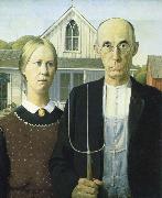 Grant Wood American Gothic Germany oil painting artist